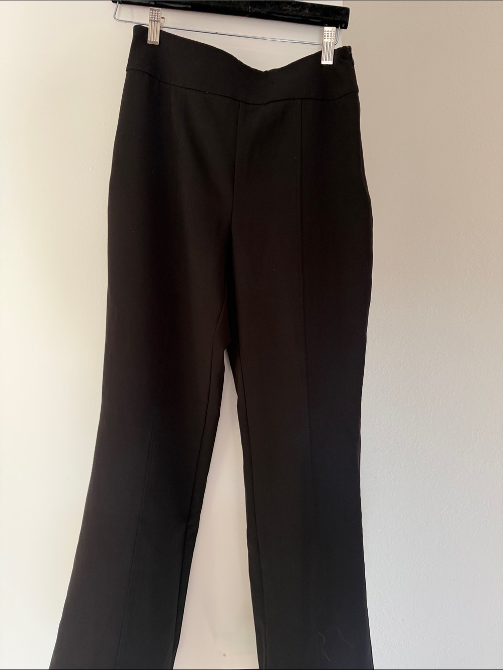 Badgley Mischka Black Straight-Leg Dress Pants
